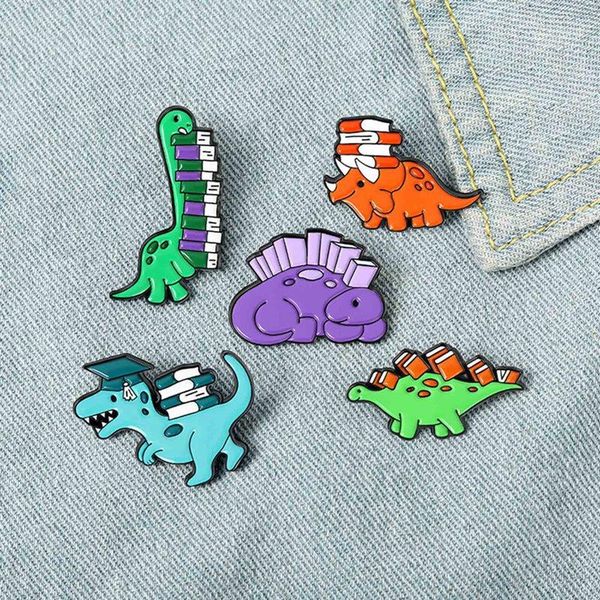 pins, brooches dinosaur and books enamel pin custom reading habit animal brooch bag clothes lapel badge cartoon jewelry for kid friend, Gray
pins, brooches dinosaur and books enamel pin custom reading habit animal brooch bag clothes lapel badge cartoon jewelry for kid friend, Gray