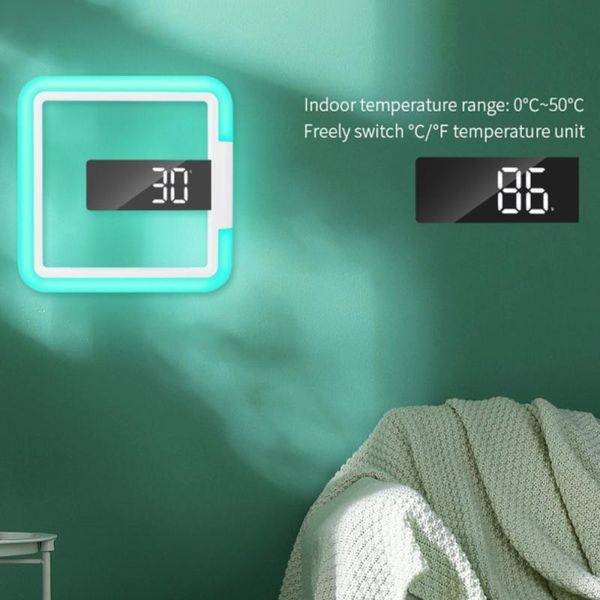 wall clocks led clock remote control digital creative mirror with alarm/temperature ring multicolor light
wall clocks led clock remote control digital creative mirror with alarm/temperature ring multicolor light
