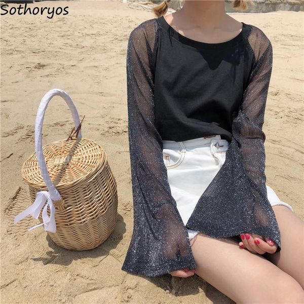 women's t-shirt t-shirts women ulzzang elegant streetwear leisure spring summer autumn flare sleeve all-match student female womens clo, White
women's t-shirt t-shirts women ulzzang elegant streetwear leisure spring summer autumn flare sleeve all-match student female womens clo, White