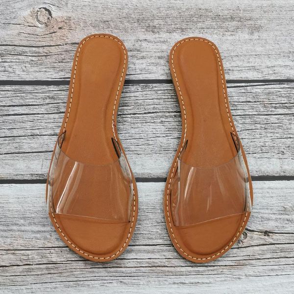 slippers fashion summer women clear shoes slip-on jelly ladies flat beach outdoor holiday slides, Black
slippers fashion summer women clear shoes slip-on jelly ladies flat beach outdoor holiday slides, Black