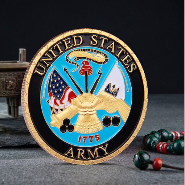 50pcs non magnetic military badge craft 1775 us department of navy army gold plated color novelty commemorative challenge coin gifts
50pcs non magnetic military badge craft 1775 us department of navy army gold plated color novelty commemorative challenge coin gifts