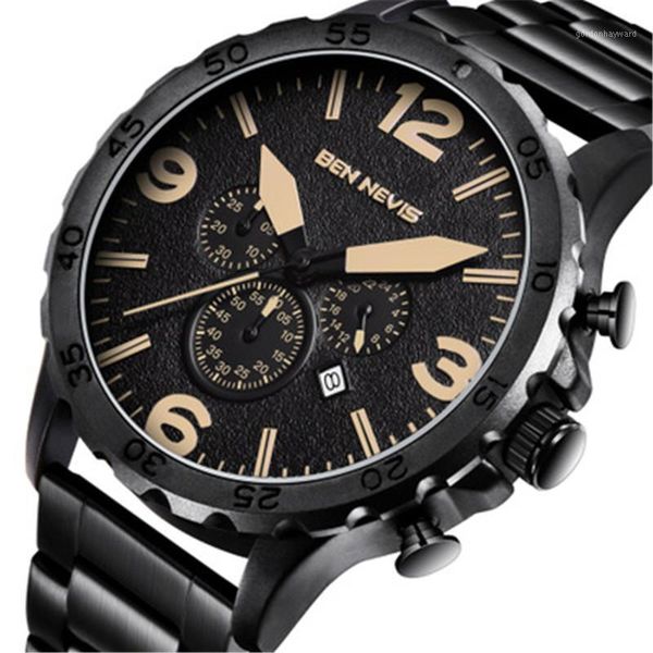 wristwatches ben nevis 2021 men watches luxury quartz man clock military sports date analog watch for relogio masculino, Slivery;brown
wristwatches ben nevis 2021 men watches luxury quartz man clock military sports date analog watch for relogio masculino, Slivery;brown