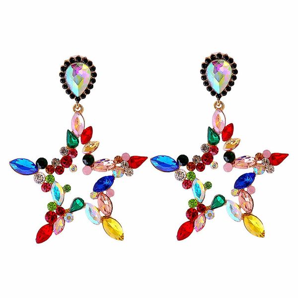dangle & chandelier fashion unique color rhinestones drop earrings star crystal geometric earring for women jewelry flower simple brincos, Silver
dangle & chandelier fashion unique color rhinestones drop earrings star crystal geometric earring for women jewelry flower simple brincos, Silver