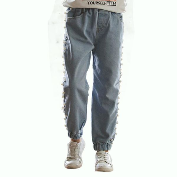 jeans teenage for girls pearl decoration solid kids school clothes 6 8 10 12 14, Blue
jeans teenage for girls pearl decoration solid kids school clothes 6 8 10 12 14, Blue
