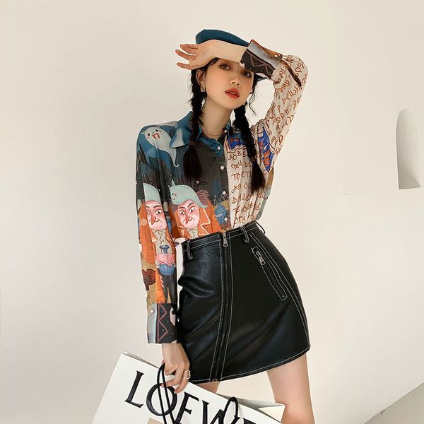 2021 new designer patchwork long sleeve women and blouse chiffon button up collar shirt letter print fashion hlvn, White
2021 new designer patchwork long sleeve women and blouse chiffon button up collar shirt letter print fashion hlvn, White