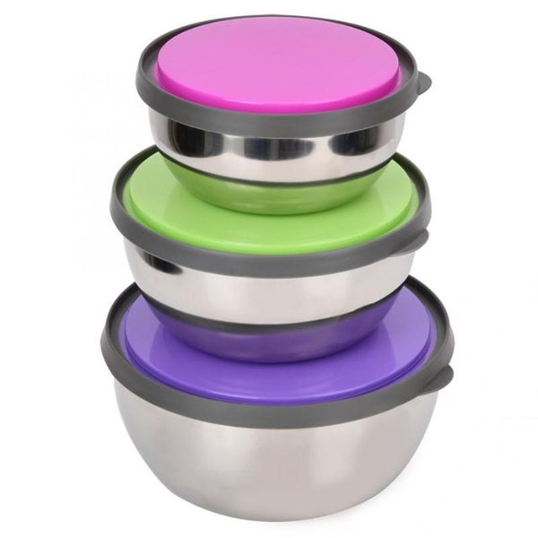 3pcs stainless steel seal bowl fruit storage bowl instant noodle with lid reusable student lunch box storage case
3pcs stainless steel seal bowl fruit storage bowl instant noodle with lid reusable student lunch box storage case
