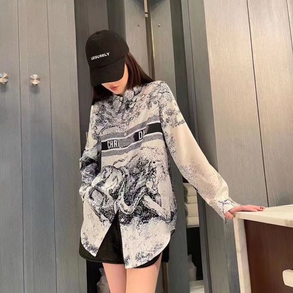 women's blouses & shirts 2022 new design fashion personality shirt, unique design, fashion atmosphere, White
women's blouses & shirts 2022 new design fashion personality shirt, unique design, fashion atmosphere, White