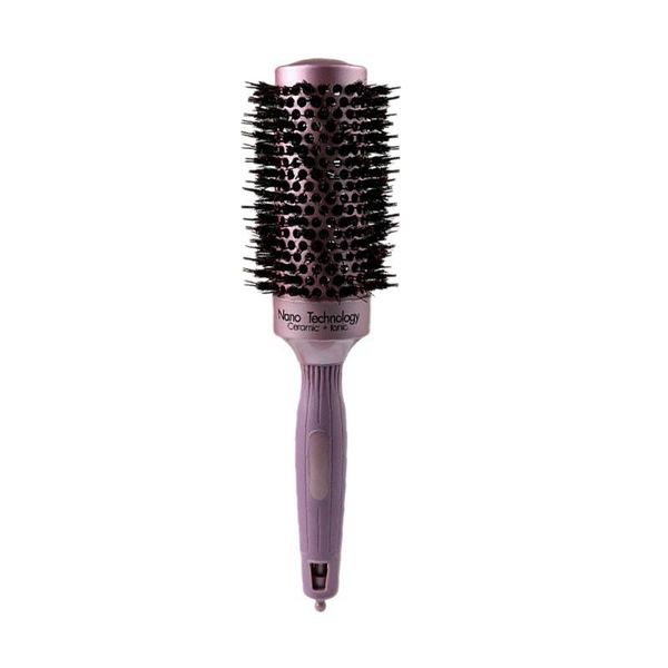 hair brushes ceramic brush, round brush with boar bristles for drying, styling, curling, adding volume and shine 45mm, Silver
hair brushes ceramic brush, round brush with boar bristles for drying, styling, curling, adding volume and shine 45mm, Silver