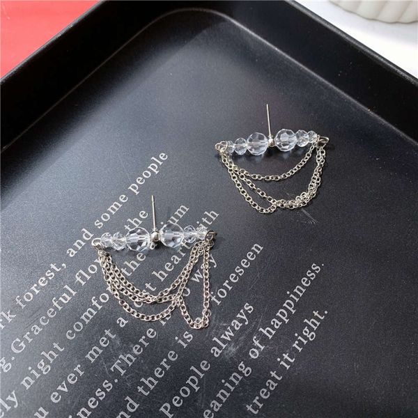 hbp hip hop crystal ball multi layer chain tassel punk style versatile fashion cool earrings, Silver
hbp hip hop crystal ball multi layer chain tassel punk style versatile fashion cool earrings, Silver