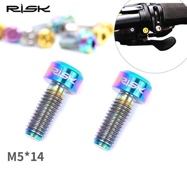 bike brakes 2pcs m5*14 titanium brake lever bolts for mtb derailleur screws fixed handle bolt bicycle parts 4 colors
bike brakes 2pcs m5*14 titanium brake lever bolts for mtb derailleur screws fixed handle bolt bicycle parts 4 colors