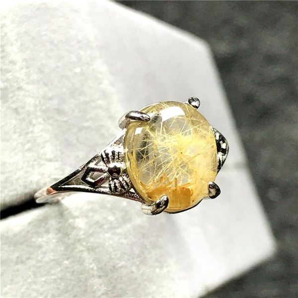 cluster rings 10x9mm natural gold rutilated quartz ring jewelry for woman man crystal oval beads silver stone adjustable, Golden;silver
cluster rings 10x9mm natural gold rutilated quartz ring jewelry for woman man crystal oval beads silver stone adjustable, Golden;silver