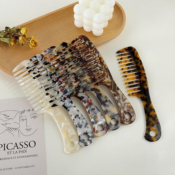 hair brushes wide tooth comb detangling cellulose acetate barber tortoise shell anti-static hairdressing tools, Silver
hair brushes wide tooth comb detangling cellulose acetate barber tortoise shell anti-static hairdressing tools, Silver