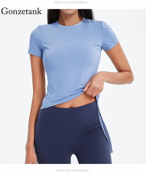 yoga outfit 2021 women's short sleeve side lace sports t-shirt slim wear tight nude short-sleeved fitness top
yoga outfit 2021 women's short sleeve side lace sports t-shirt slim wear tight nude short-sleeved fitness top