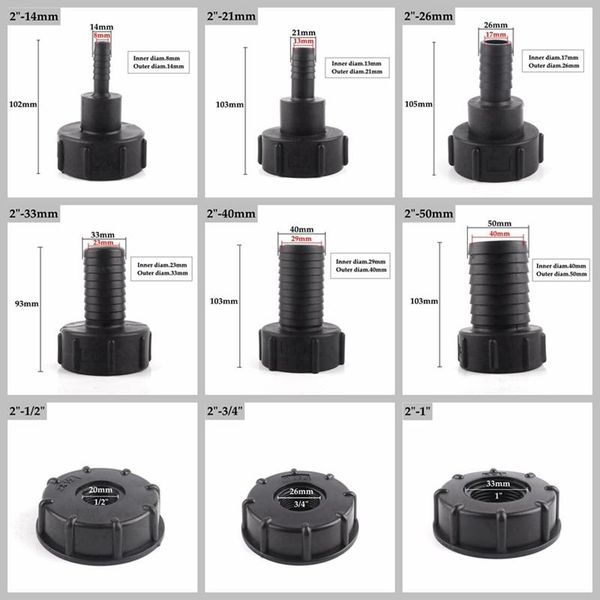 watering equipments 1 pcs 1/2" 3/4" 1" 2 inch thread ibc tank adapter tap connector fitting accessories coarse cap home garde
watering equipments 1 pcs 1/2" 3/4" 1" 2 inch thread ibc tank adapter tap connector fitting accessories coarse cap home garde