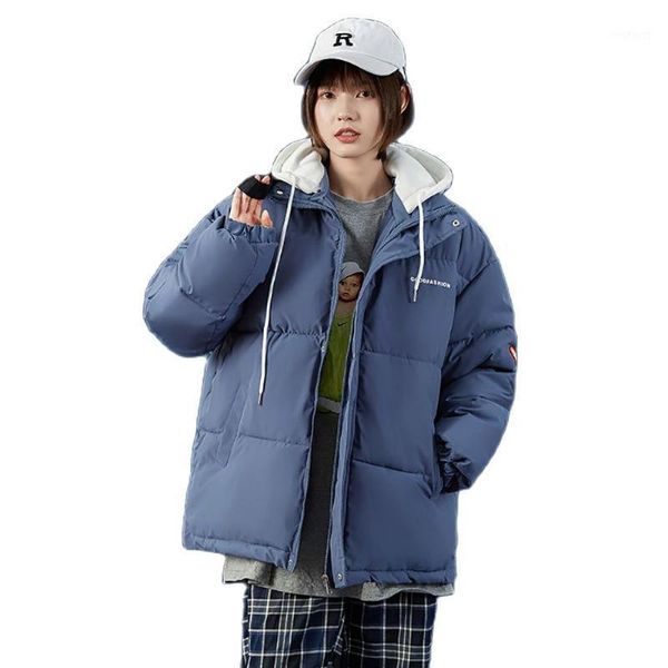 women's down & parkas 2021 women winter parka jacket short fashion solid thick warm coat removable hooded outwear, Black
women's down & parkas 2021 women winter parka jacket short fashion solid thick warm coat removable hooded outwear, Black