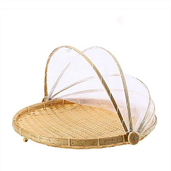 kitchen storage & organization handmade bamboo woven bug proof wicker basket dustproof picnic fruit vegetable bread tray food dishes cover
kitchen storage & organization handmade bamboo woven bug proof wicker basket dustproof picnic fruit vegetable bread tray food dishes cover