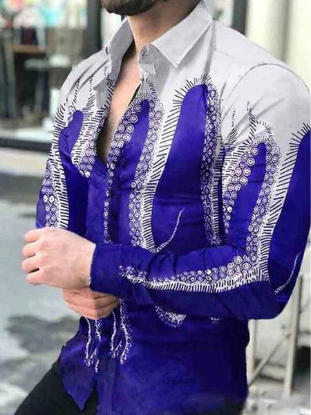 men's casual shirts fashion shirt slim 2021spring autumn turn-down collar print long-sleeved clothes streetwear, White;black
men's casual shirts fashion shirt slim 2021spring autumn turn-down collar print long-sleeved clothes streetwear, White;black