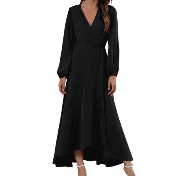 casual dresses plus size sweet lantern sleeve irregular hem spring dress soft long for work, Black;gray
casual dresses plus size sweet lantern sleeve irregular hem spring dress soft long for work, Black;gray