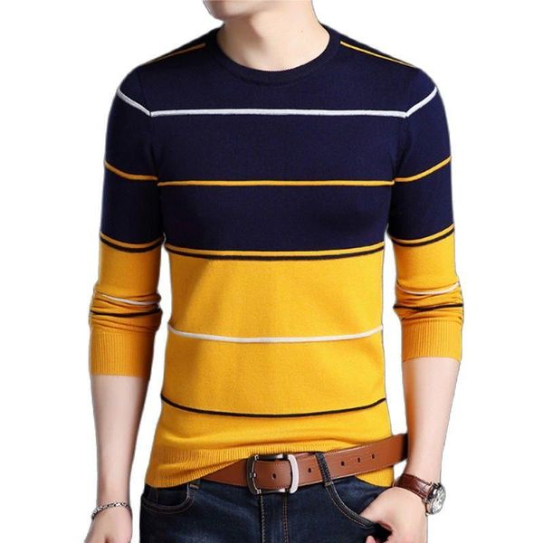 men's sweaters 2021 fashion brand sweater mens pullover striped slim fit jumpers knitred woolen autumn korean style casual men clothes, White;black
men's sweaters 2021 fashion brand sweater mens pullover striped slim fit jumpers knitred woolen autumn korean style casual men clothes, White;black