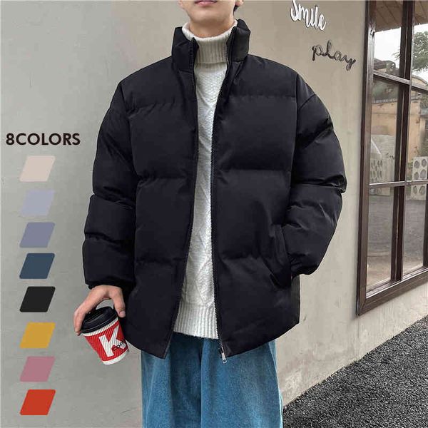 thicken warm mens 2021 winter new japane loose hip hop high street all-match stand collar puffer ets, Black
thicken warm mens 2021 winter new japane loose hip hop high street all-match stand collar puffer ets, Black