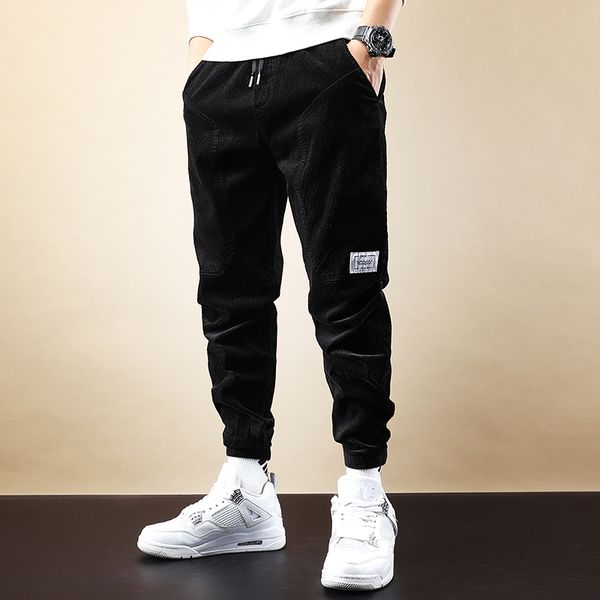 2021 new autumn newly designer fashion men jeans loose fit casual caorduroy cargo pants korean spliced hip hop joggers wide leg trousers bgy, Blue
2021 new autumn newly designer fashion men jeans loose fit casual caorduroy cargo pants korean spliced hip hop joggers wide leg trousers bgy, Blue