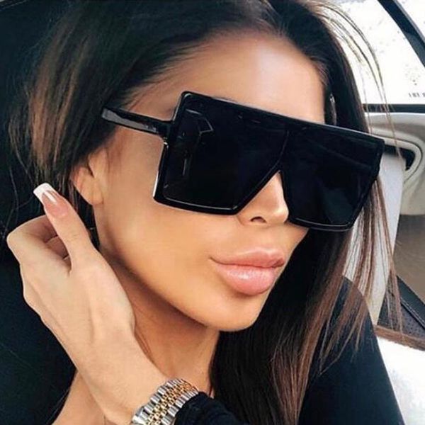 square oversized sunglasses women designer sun glasses male female gradient mirror fashion vintage, White;black
square oversized sunglasses women designer sun glasses male female gradient mirror fashion vintage, White;black