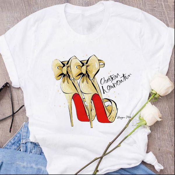 2021 summer new t shirt women high heels print short sleeve casual loose white t shirt for girls students lady vogue tees
2021 summer new t shirt women high heels print short sleeve casual loose white t shirt for girls students lady vogue tees