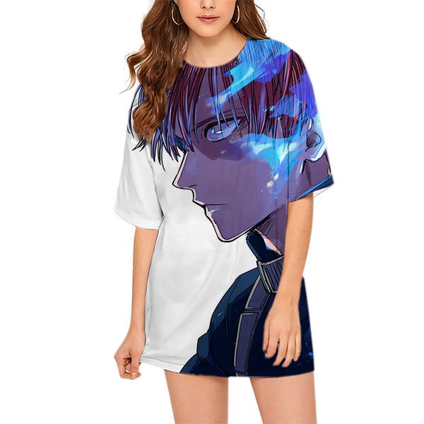 cloocl my hero academia todoroki s women tee printed lady clothes loose short sleeve harajuku teens leisure outfits, White
cloocl my hero academia todoroki s women tee printed lady clothes loose short sleeve harajuku teens leisure outfits, White