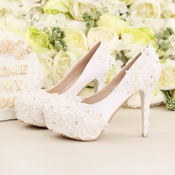 dress shoes women wedding white high heels platform 12cm 10cm pumps pearl lace flowers bride bridesmaid lady party, Black
dress shoes women wedding white high heels platform 12cm 10cm pumps pearl lace flowers bride bridesmaid lady party, Black