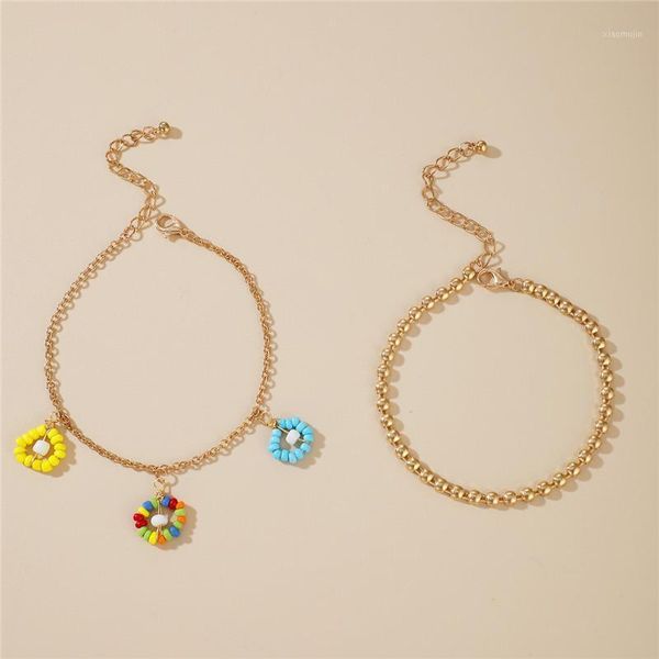 anklets hi man 2 pcs/set korean mixed small round beads acrylic color flower anklet women classic all-match friendship gift jewelry1, Red;blue
anklets hi man 2 pcs/set korean mixed small round beads acrylic color flower anklet women classic all-match friendship gift jewelry1, Red;blue