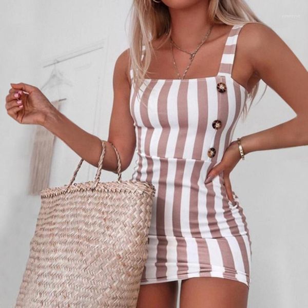 casual dresses for women 2021 sundresses vintage stripe print mini dress button cami summer robe femme, Black;gray
casual dresses for women 2021 sundresses vintage stripe print mini dress button cami summer robe femme, Black;gray
