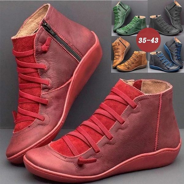 boots gaoke 2021 women pu leather casual ankle comfortable quality soft handmade flat shoe yellow red work, Black
boots gaoke 2021 women pu leather casual ankle comfortable quality soft handmade flat shoe yellow red work, Black