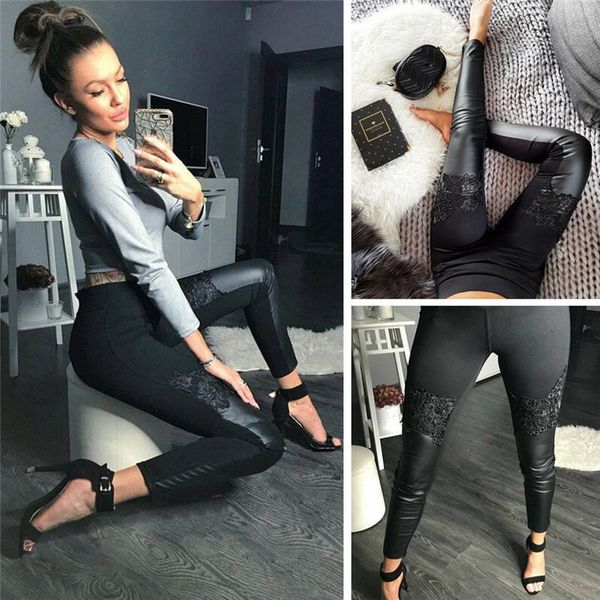 women's pants & capris hirigin wet look stretchy leather high waist skinny lady pencil, Black;white
women's pants & capris hirigin wet look stretchy leather high waist skinny lady pencil, Black;white