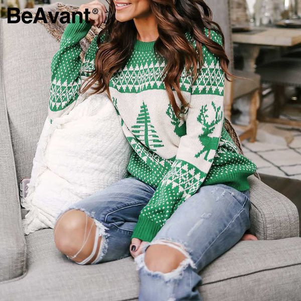 leisure cartoon christmas sweater long sleeve spring autumn round neck knitted pullover fashion printed women's sweater 210709, White;black
leisure cartoon christmas sweater long sleeve spring autumn round neck knitted pullover fashion printed women's sweater 210709, White;black