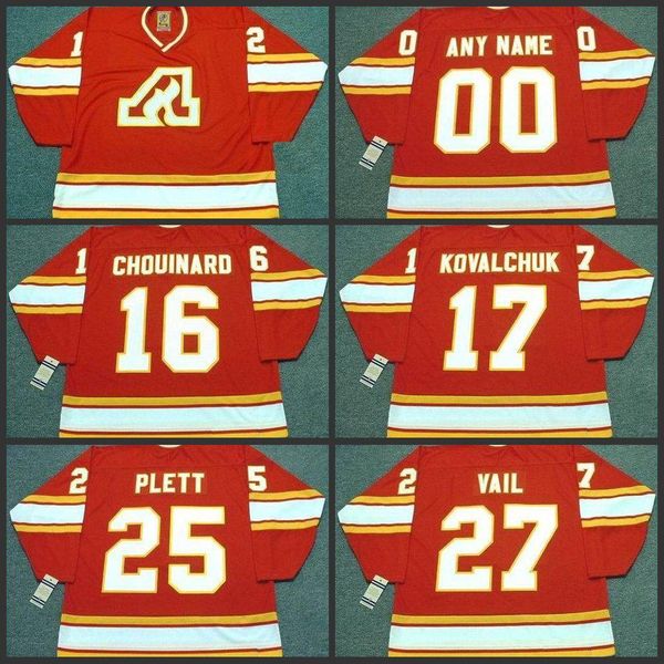 25 willi plett 27 eric vail 16 guy chouinard 17 ilya kovalchuk atlanta flames 1980 vintage away hockey jersey s-3xl, Black;red
25 willi plett 27 eric vail 16 guy chouinard 17 ilya kovalchuk atlanta flames 1980 vintage away hockey jersey s-3xl, Black;red