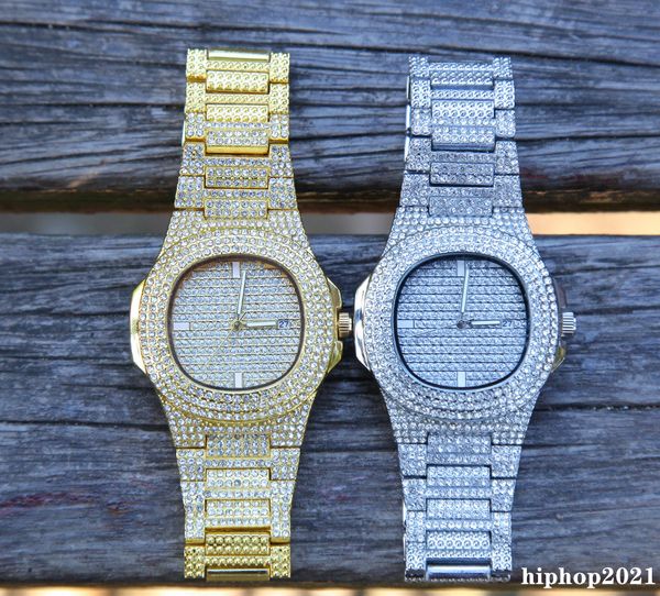 mens watches fashion diamond iced out watch new hip hop rose gold silver black wristwatch, Slivery;brown
mens watches fashion diamond iced out watch new hip hop rose gold silver black wristwatch, Slivery;brown