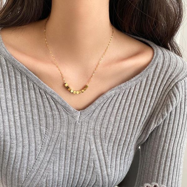 pendant necklaces timeonly temperament square metal necklace golden color small linked chain sweater for women festival jewelry, Silver
pendant necklaces timeonly temperament square metal necklace golden color small linked chain sweater for women festival jewelry, Silver