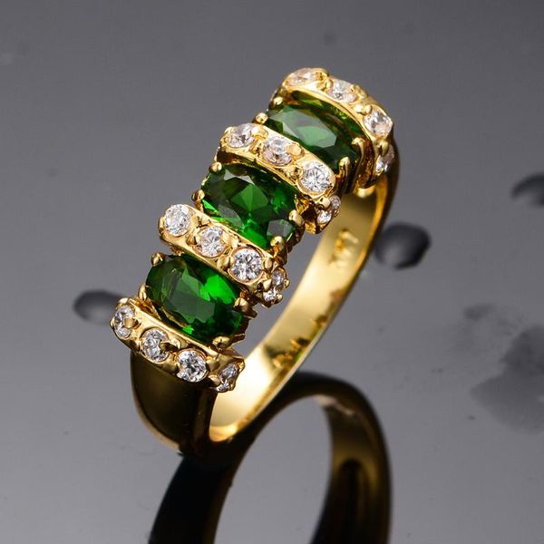 wedding rings vintage female crystal green stone ring 18kt yellow gold color thin for women luxury oval zircon engagement, Slivery;golden
wedding rings vintage female crystal green stone ring 18kt yellow gold color thin for women luxury oval zircon engagement, Slivery;golden