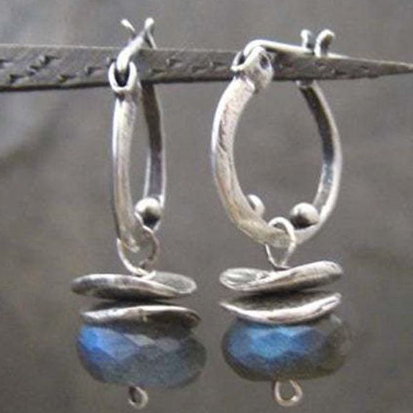 dangle & chandelier retro antique silver color simple pendant huggie earrings for women vintage metal drop stone crystal jewelry
dangle & chandelier retro antique silver color simple pendant huggie earrings for women vintage metal drop stone crystal jewelry