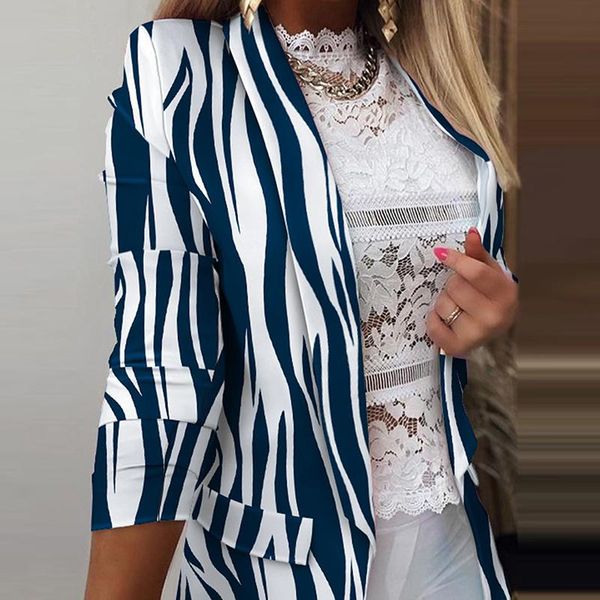 women's suits & blazers autumn and winter long-sleeved small suit 2021 european american gradient ol temperament professional slim coat, White;black
women's suits & blazers autumn and winter long-sleeved small suit 2021 european american gradient ol temperament professional slim coat, White;black