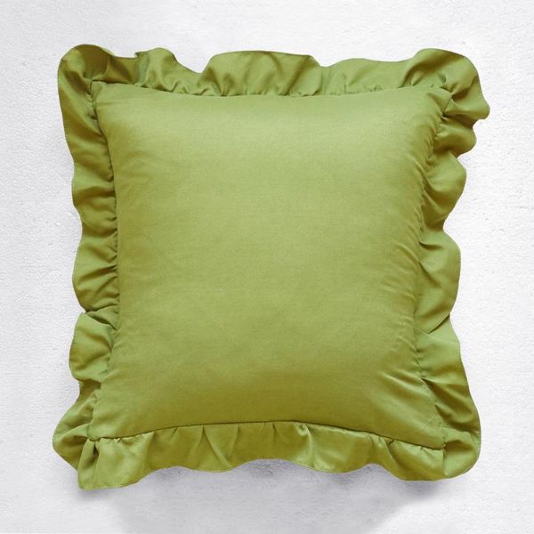 solid color square ruffle pillowcases soft sofa cushion cover household supplies 45*45cm pillow case
solid color square ruffle pillowcases soft sofa cushion cover household supplies 45*45cm pillow case
