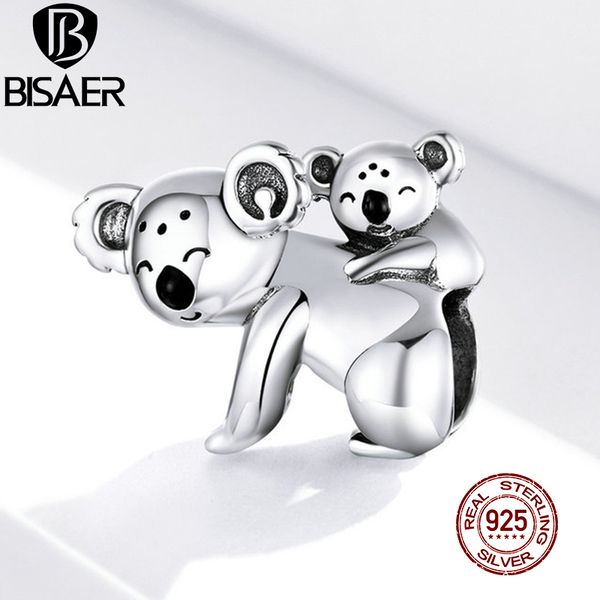 bisaer koala family beads 925 sterling silver animal lovely charms fit diy bracelet for women necklace pendant jewelry efc260 q0531, Black
bisaer koala family beads 925 sterling silver animal lovely charms fit diy bracelet for women necklace pendant jewelry efc260 q0531, Black