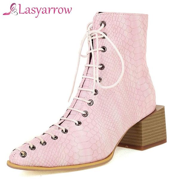 boots lasyarrow fashion snake print women lacing ankle comforty chunky heel autumn winter woman shoes, Black
boots lasyarrow fashion snake print women lacing ankle comforty chunky heel autumn winter woman shoes, Black
