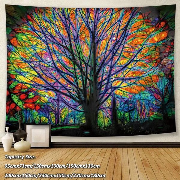 tapestries home decor fashion tapestry colorful tree hippie bohemian mandala 150x100cm
tapestries home decor fashion tapestry colorful tree hippie bohemian mandala 150x100cm