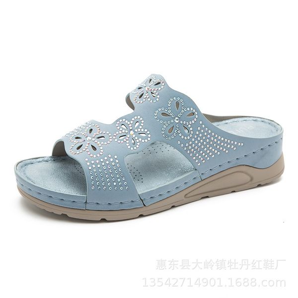 strass flower see wedges slippers women's shoes vintage beash ladies'slippers jt0e, Black
strass flower see wedges slippers women's shoes vintage beash ladies'slippers jt0e, Black