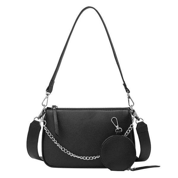 shoulder bags fashion chains hobo for women black pu leather crossbody handbags with purse female design pouch bag
shoulder bags fashion chains hobo for women black pu leather crossbody handbags with purse female design pouch bag