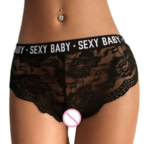 women's panties womens erotic sheer floral lace underwear briefs letters waistband mid rise g-string seamless scalloped trim lingerie, Black;pink
women's panties womens erotic sheer floral lace underwear briefs letters waistband mid rise g-string seamless scalloped trim lingerie, Black;pink
