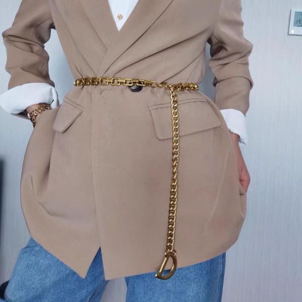 belts fashion gold chain belt lock metal for women cuban key chains silver punks dress waistband long ketting riem cummerbunds, Black;brown
belts fashion gold chain belt lock metal for women cuban key chains silver punks dress waistband long ketting riem cummerbunds, Black;brown