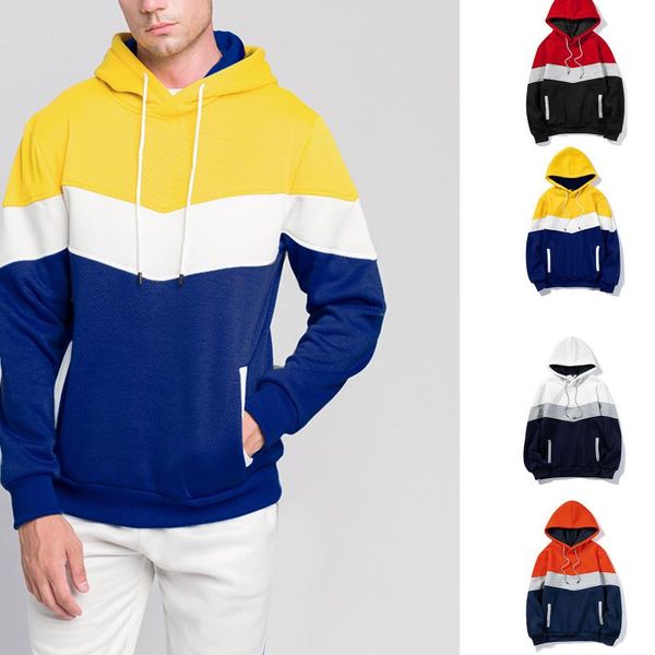 men's hoodies & sweatshirts men contrast color hooded sweatshirt 2021 brand autumn winter loose long sleeve pullover male with 2 pocket, Black
men's hoodies & sweatshirts men contrast color hooded sweatshirt 2021 brand autumn winter loose long sleeve pullover male with 2 pocket, Black
