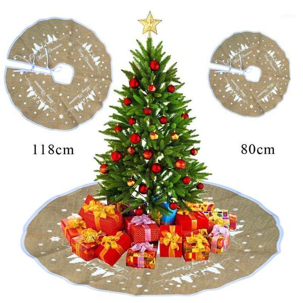 80/118/120cm khaki burlap merry christmas tree skirt snowflake reindeer xmas ornament santa claus party decoration1
80/118/120cm khaki burlap merry christmas tree skirt snowflake reindeer xmas ornament santa claus party decoration1